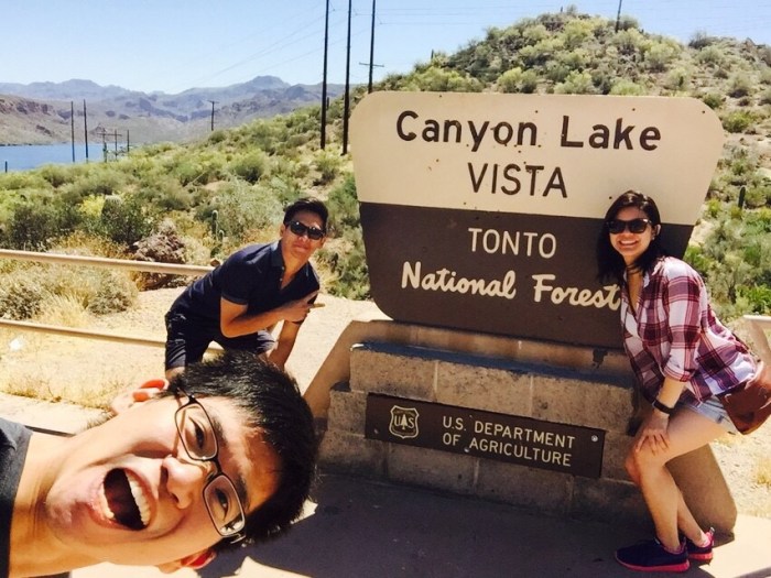 Next stop - Canyon Lake! Awesome view