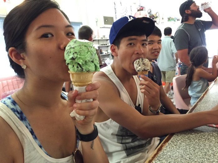 Had to get our daily ice cream fix.