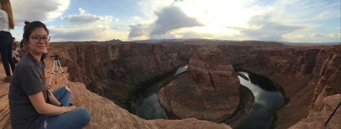 Horseshoe Bend was a pretty amazing site to take it all in and enjoy a nice sunset. It's massive and a beautiful natural wonder. 